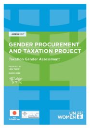 Cover UNW - Gender taxation